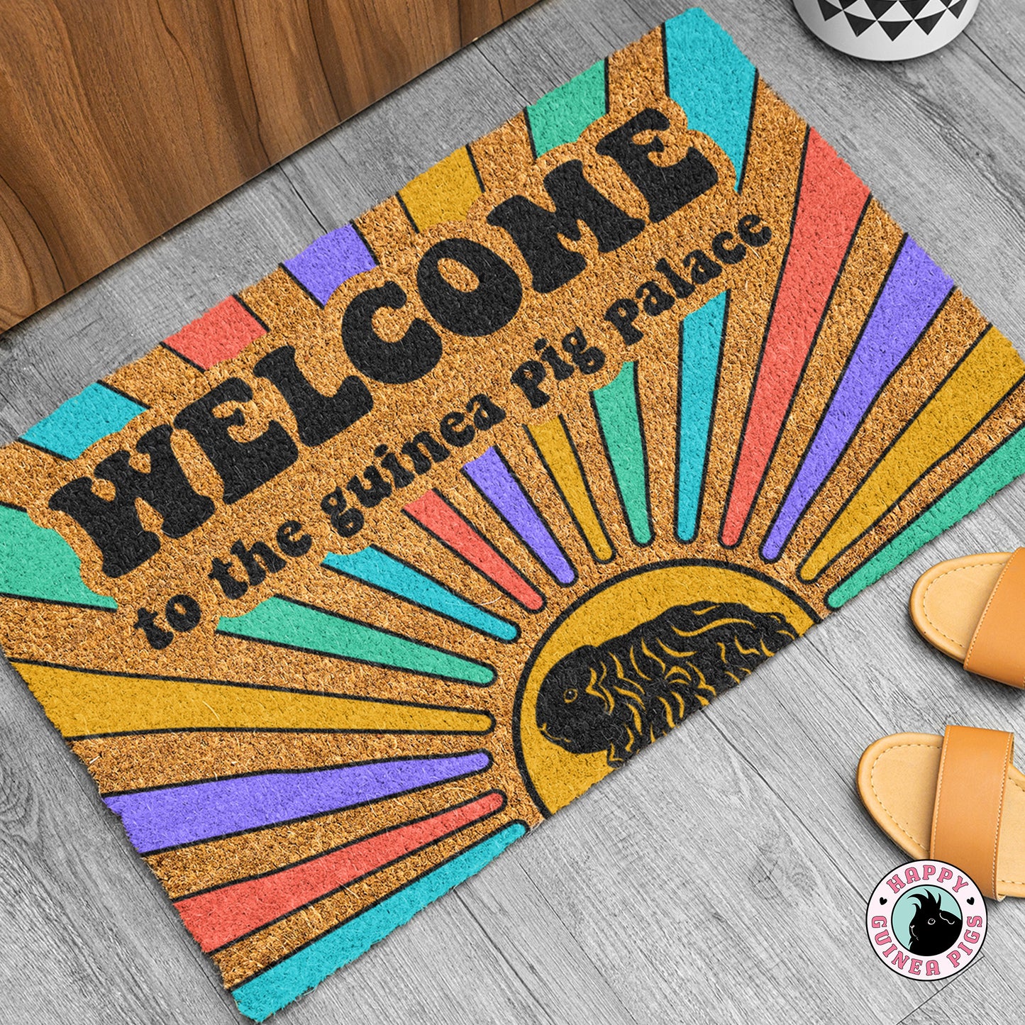 Welcome to the Guinea Pig Palace Doormat