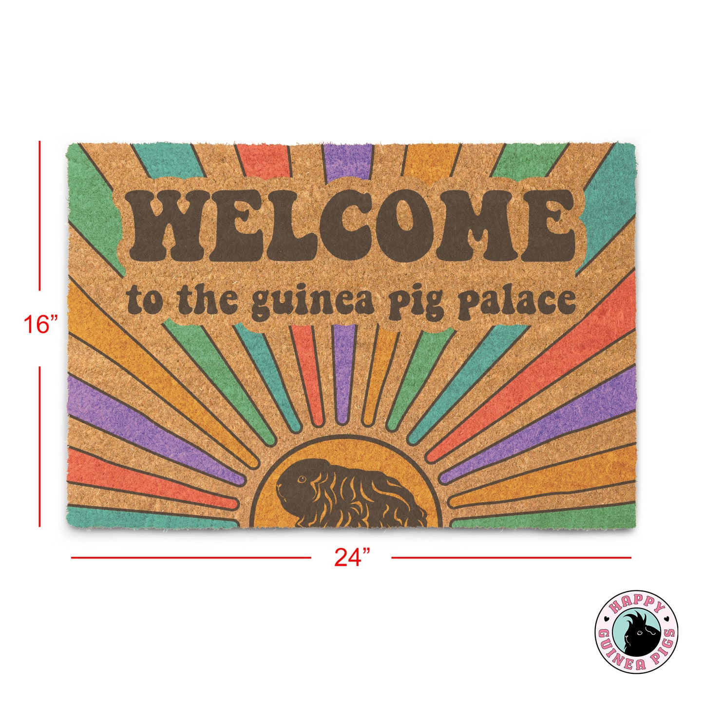 Welcome to the Guinea Pig Palace Doormat