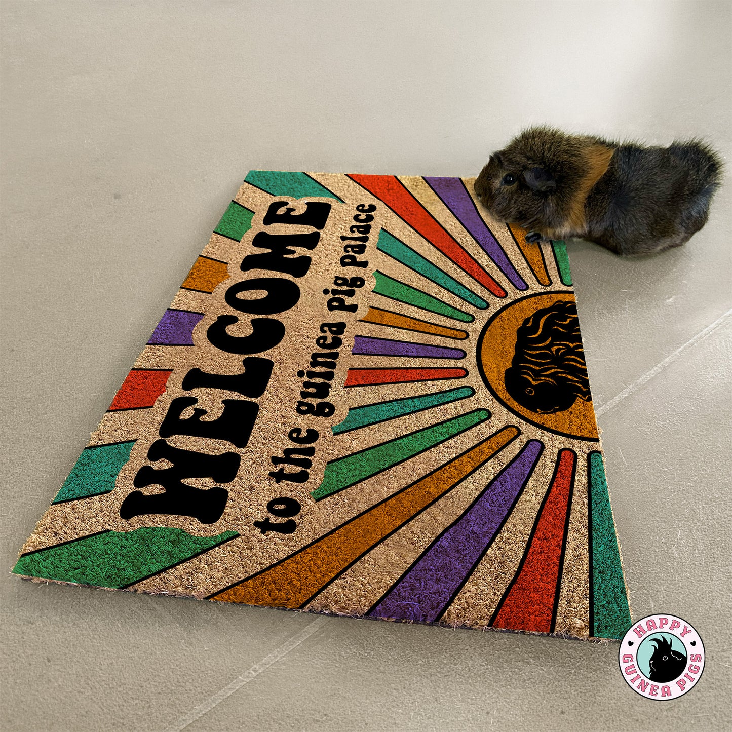 Welcome to the Guinea Pig Palace Doormat
