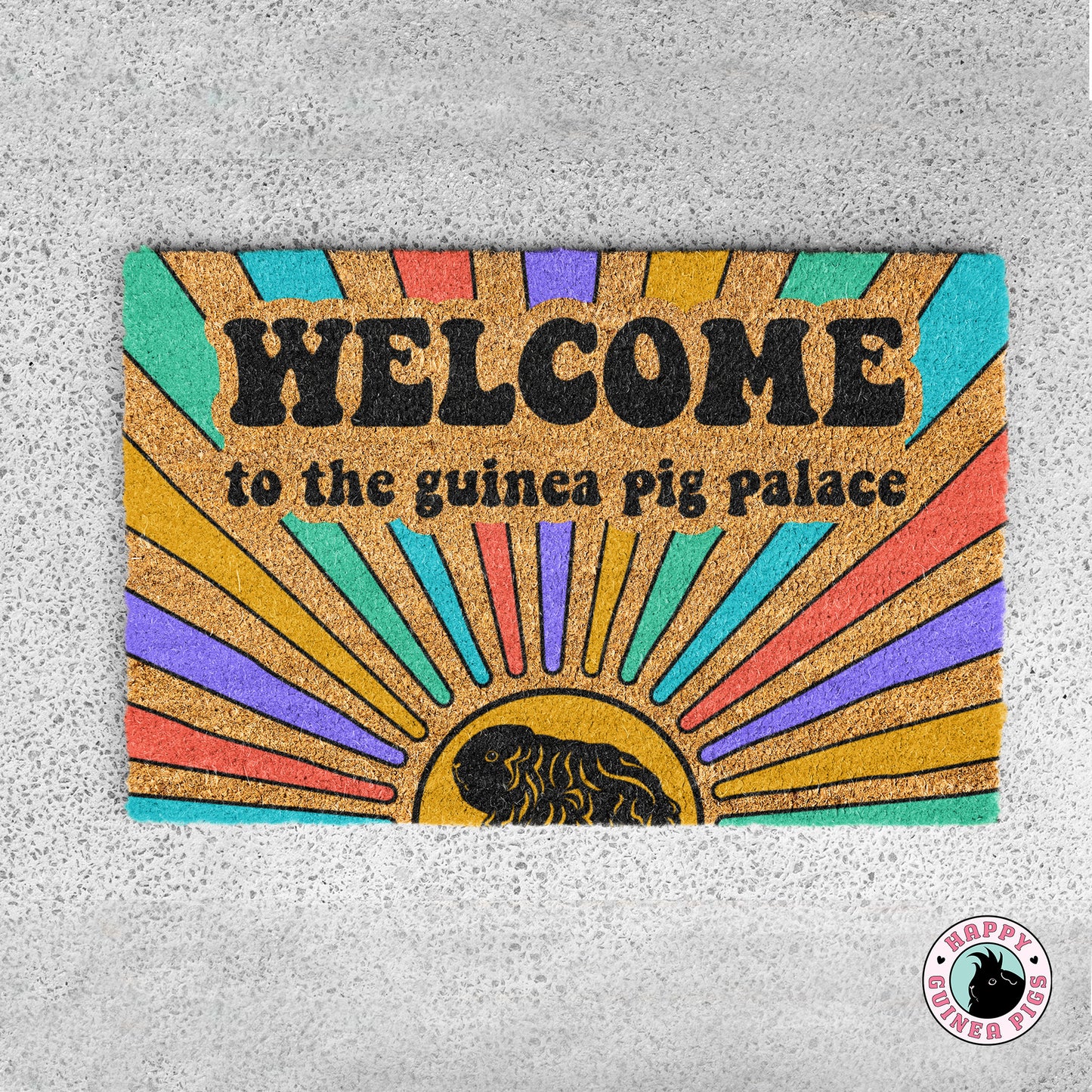 Welcome to the Guinea Pig Palace Doormat